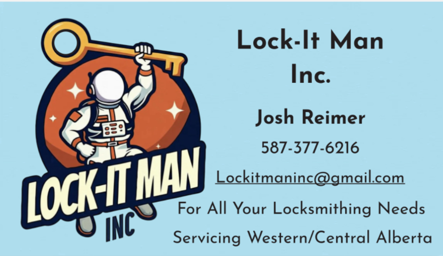 Lock-It Man Inc. Business Card